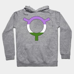 Genderqueer (Toki Pona, Genderqueer Pride Colors) Hoodie